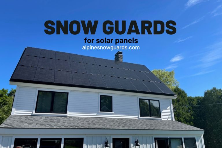 Alpine’s Guide for Solar Arrays & Snow Management on Shingle Roofs