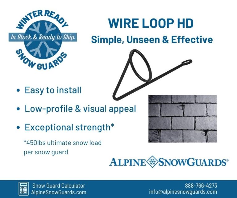 Wire Loop HD Snow Guard: Simple and Performance-Proven