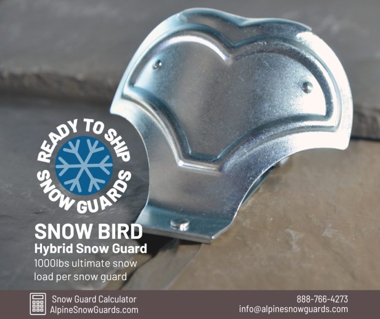 Snow Bird: a Strong & Versatile Snow Guard for 18 Roof Types
