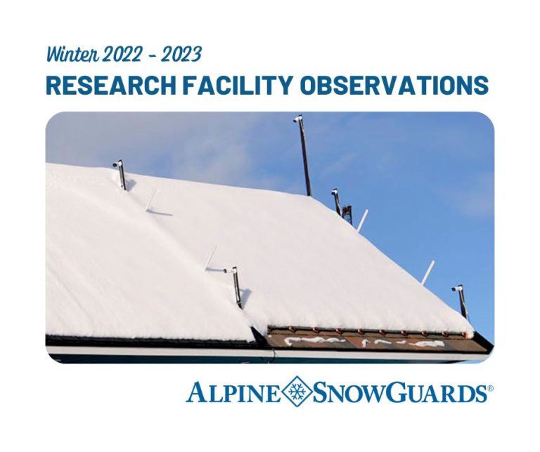 Alpine’s Research Facility Observations 2022 - 2023